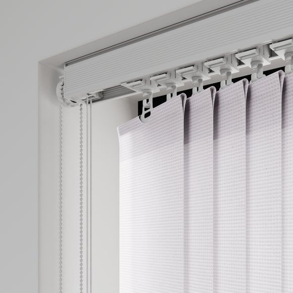 Azure Made to Measure Vertical Blind Azure White