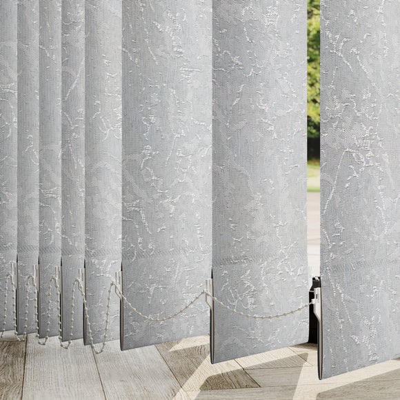 Atlantic Made to Measure Vertical Blind Atlantic Grey Steel