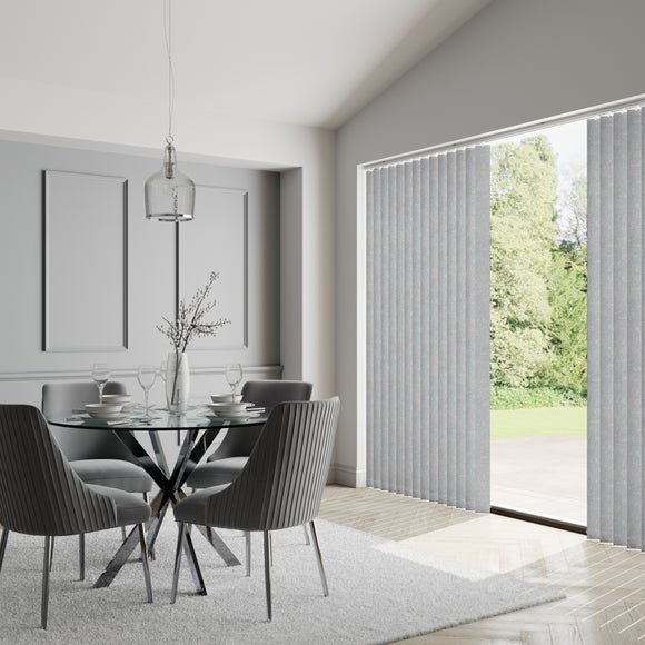 Atlantic Made to Measure Vertical Blind Atlantic Grey Steel