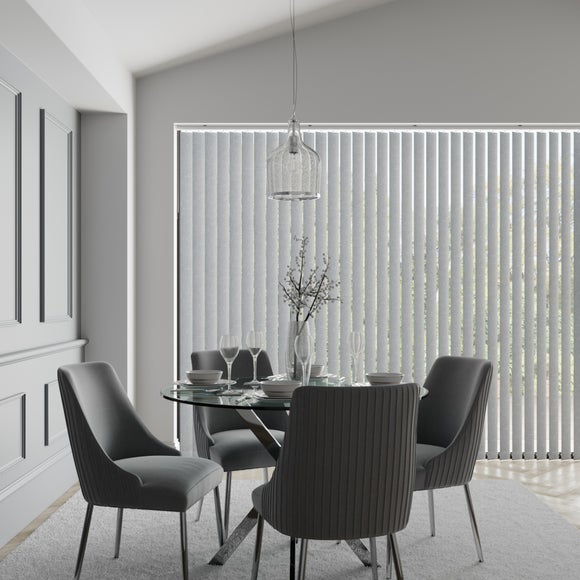 Atlantic Made to Measure Vertical Blind Atlantic Grey Steel