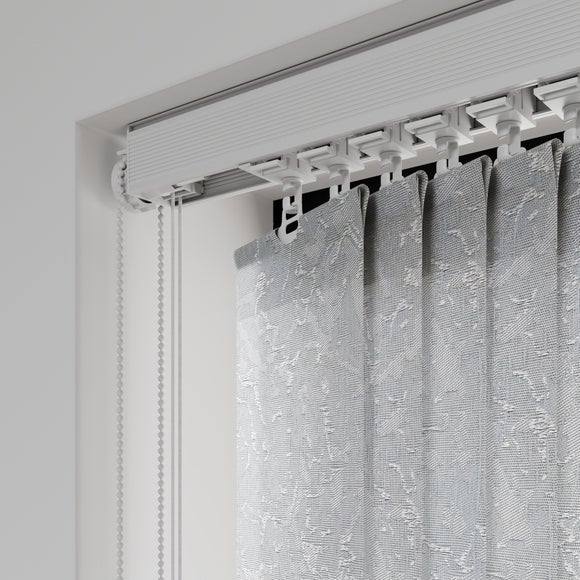 Atlantic Made to Measure Vertical Blind Atlantic Grey Steel