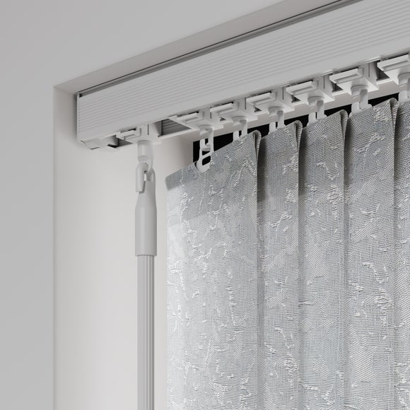 Atlantic Made to Measure Vertical Blind Atlantic Grey Steel