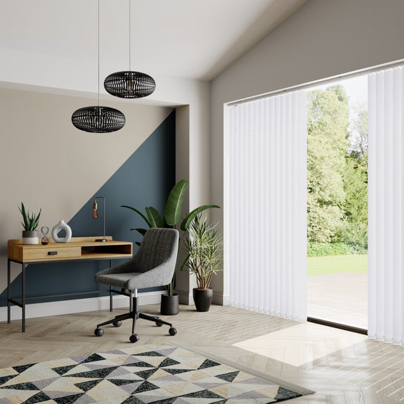 Jasmin Made to Measure Vertical Blind Jasmin White