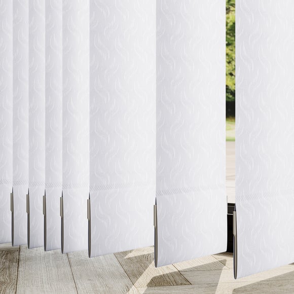 Jasmin Made to Measure Vertical Blind Jasmin White
