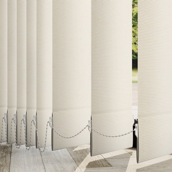 Azure Made to Measure Vertical Blind Azure Cream