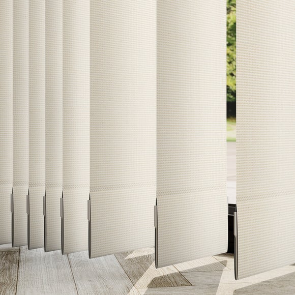 Azure Made to Measure Vertical Blind Azure Cream