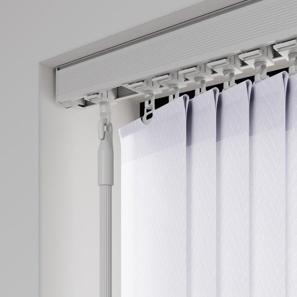 Cresta Made to Measure Vertical Blind Cresta White