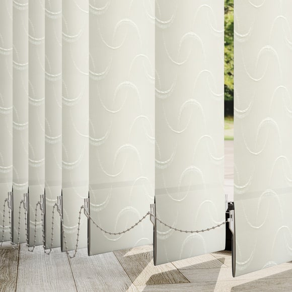Willow Made to Measure Vertical Blinds Willow Cream