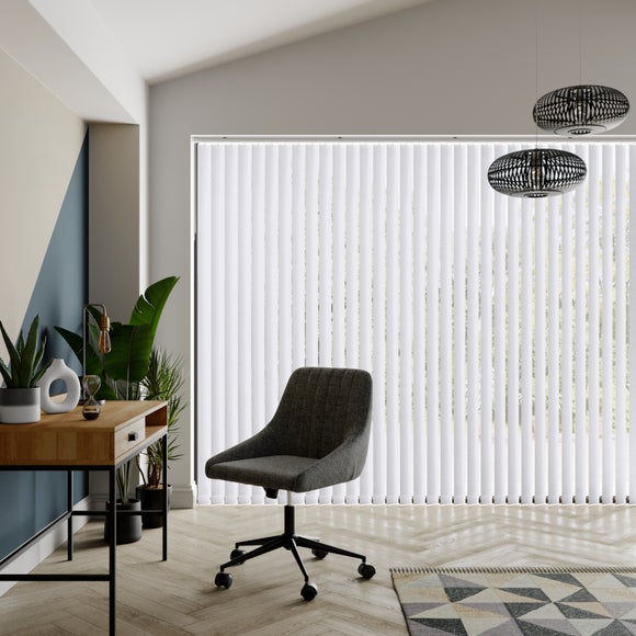 Cameo Made to Measure Vertical Blind Cameo White