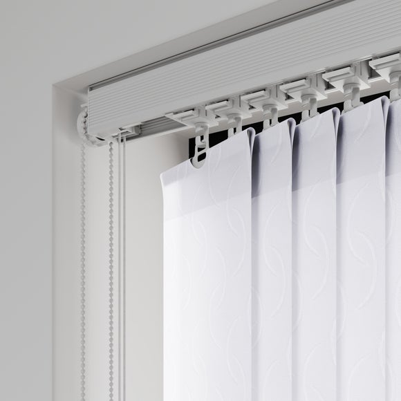 Cameo Made to Measure Vertical Blind Cameo White