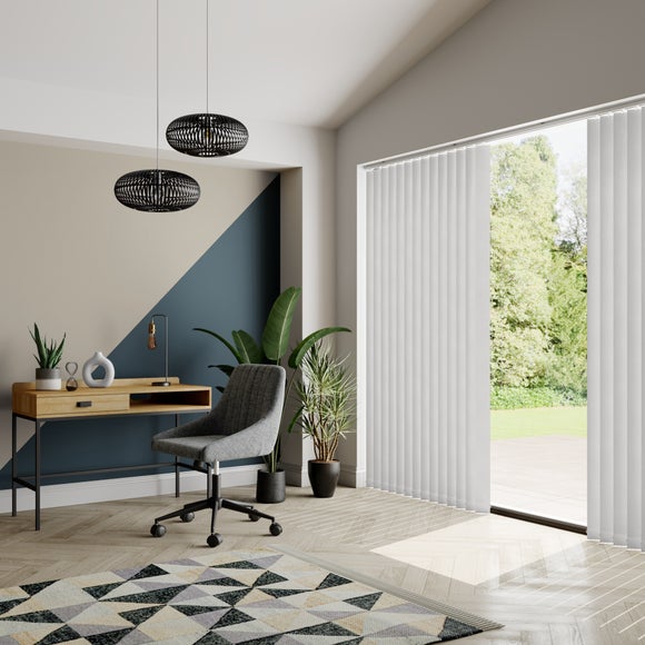 Unilux Blackout Fire Retardant Made to Measure Vertical Blind Unilux Grey