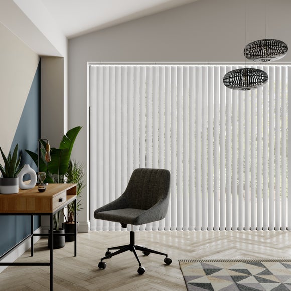 Unilux Blackout Fire Retardant Made to Measure Vertical Blind Unilux Grey