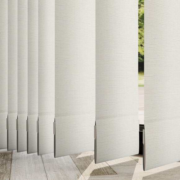 Oxford Blackout Made to Measure Vertical Blind Oxford Cream