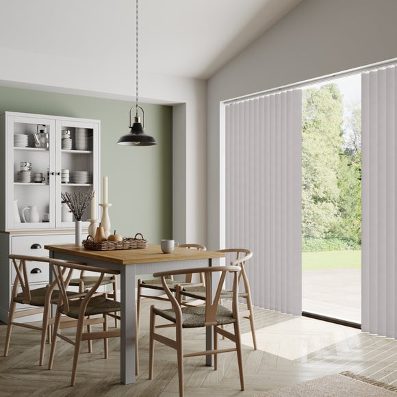 Fern Made to Measure Vertical Blind Fern Silver