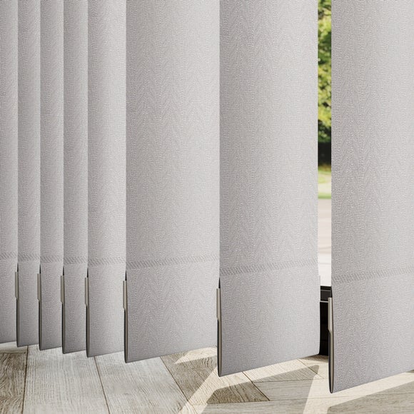 Fern Made to Measure Vertical Blind Fern Silver