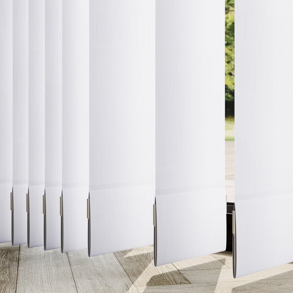 Dalia Made to Measure Vertical Blind Dalia White