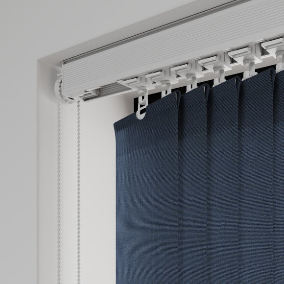 Waters Blackout Made to Measure Vertical Blinds Waters Navy