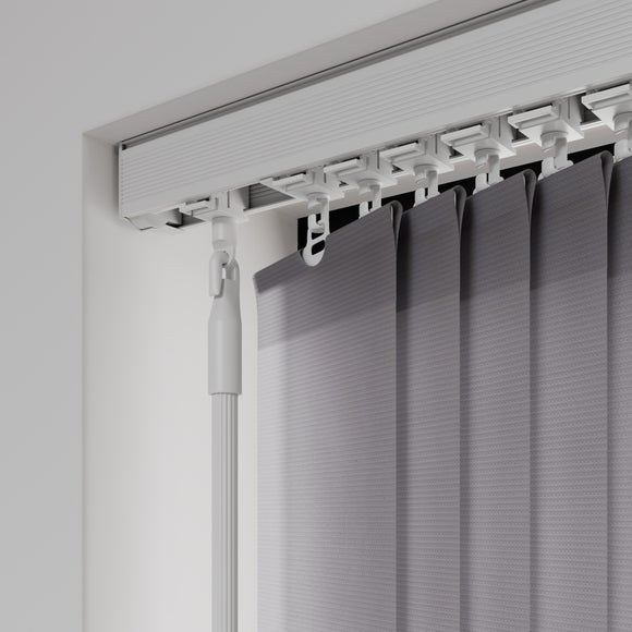 Unilux Blackout Fire Retardant Made to Measure Vertical Blind Unilux Granite
