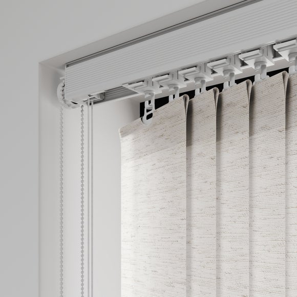Linen Made to Measure Vertical Blind Linen Natural