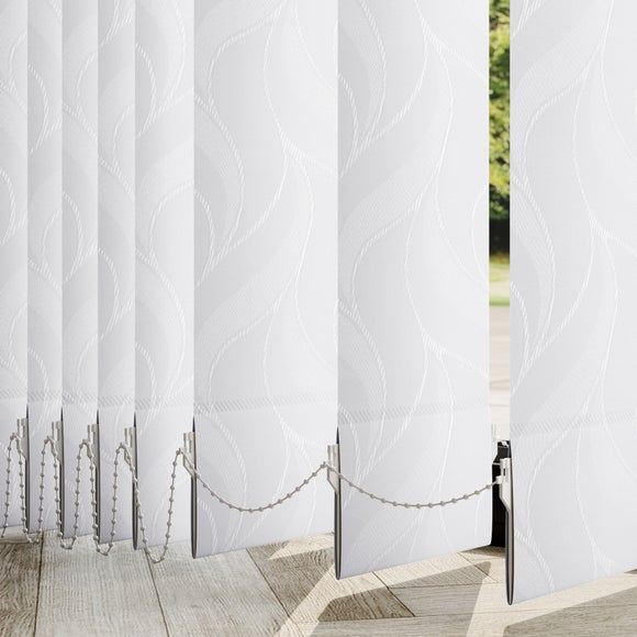 Paris Made to Measure Vertical Blind Paris White