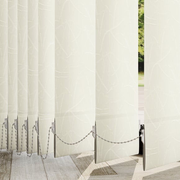 Bamboo Made to Measure Vertical Blinds Bamboo Cream
