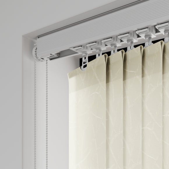 Bamboo Made to Measure Vertical Blinds Bamboo Cream