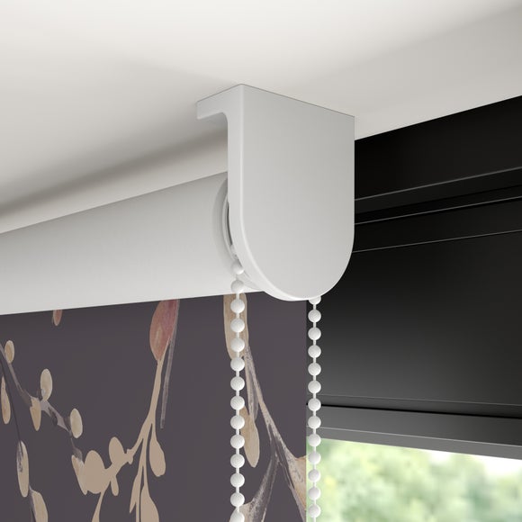 Willow Stem Flame Retardant Blackout Made to Measure Roller Blind Willow Stem Dusky Rose