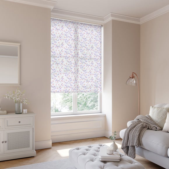 Monet Flower Made to Measure Roller Blind Monet Flower Purple