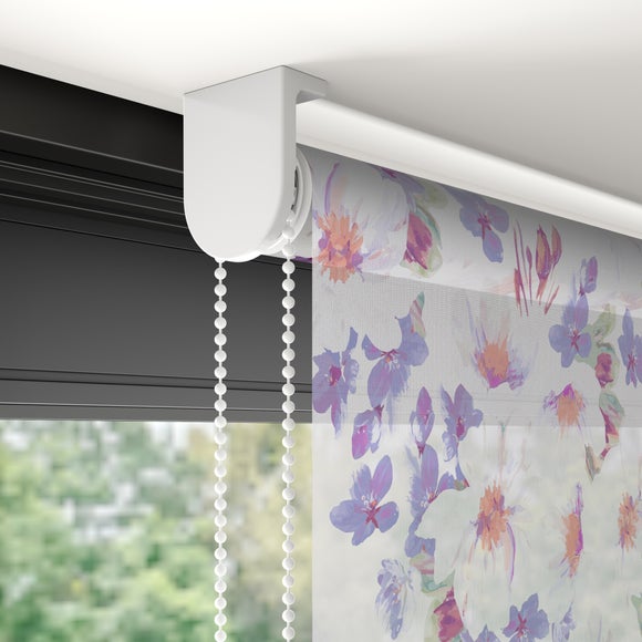 Monet Flower Made to Measure Roller Blind Monet Flower Purple