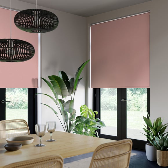 Windsor Blackout Made to Measure Roller Blind Windsor Blush