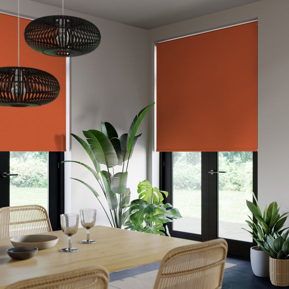 Windsor Blackout Made to Measure Roller Blind Windsor Rust