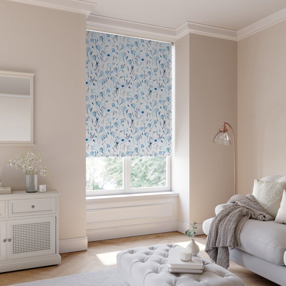 Gingko Made to Measure Roller Blind Gingko Inky Blue