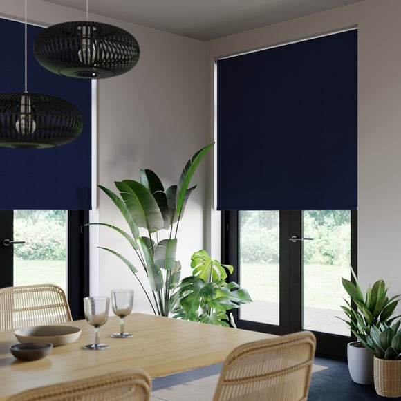Windsor Blackout Made to Measure Roller Blind Windsor Navy