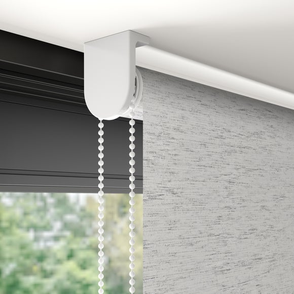Delphi Made to Measure Blackout Roller Blind Delphi Silver