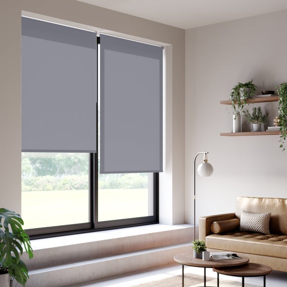 Maison Daylight Made to Measure Roller Blind Charcoal