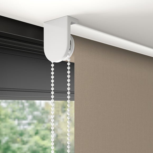 Aura Made to Measure Fire Retardant Blackout Roller Blind Aura Brown