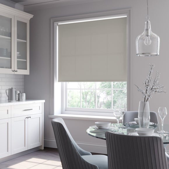 Aura Made to Measure Fire Retardant Daylight Roller Blind Aura Grey