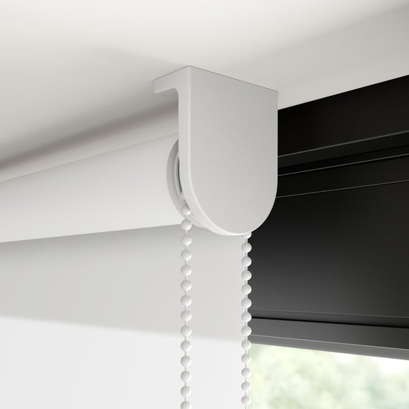 Aura Made to Measure Fire Retardant Daylight Roller Blind Aura White