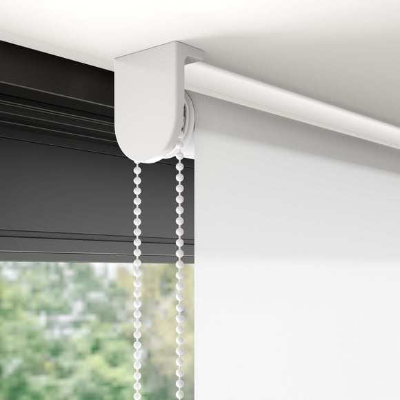 Aura Made to Measure Fire Retardant Daylight Roller Blind Aura White