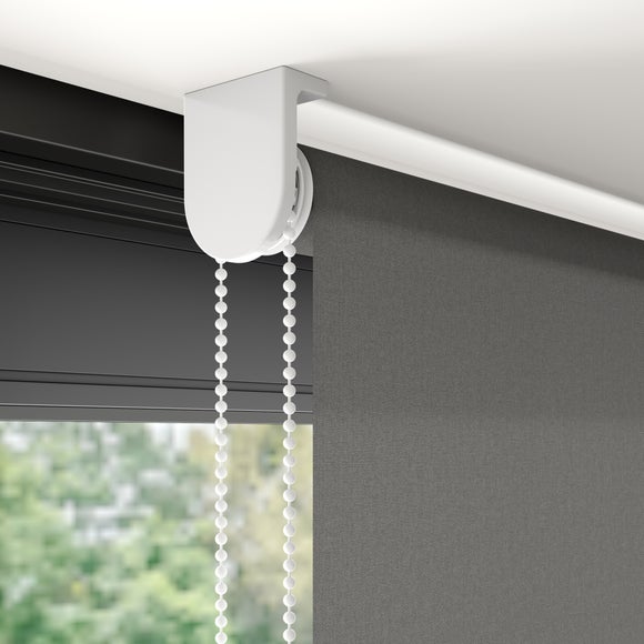 Aura Made to Measure Fire Retardant Daylight Roller Blind Aura Charcoal