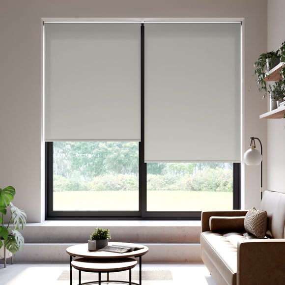 Aura Made to Measure Fire Retardant Daylight Roller Blind Aura Dove Grey