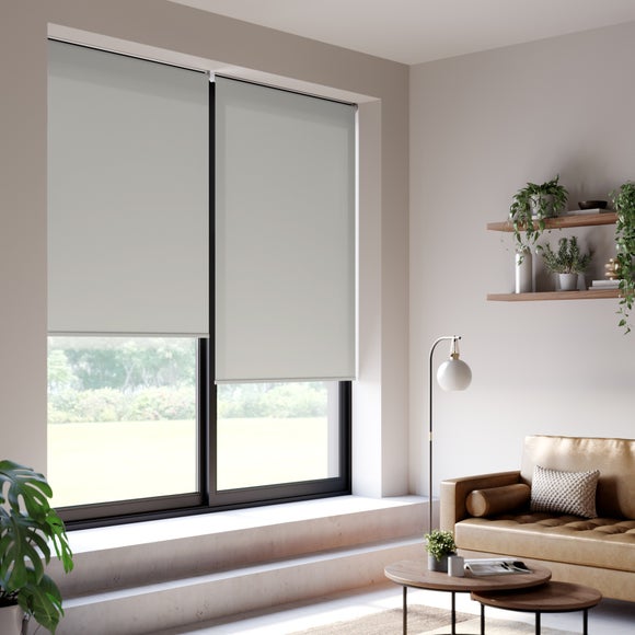 Aura Made to Measure Fire Retardant Daylight Roller Blind Aura Dove Grey