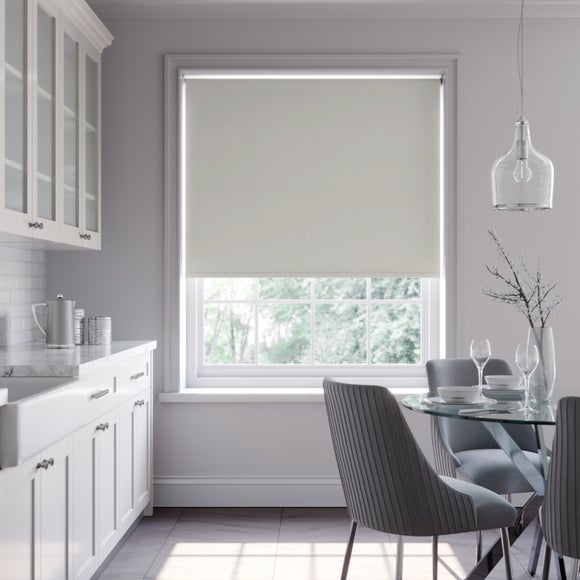 Aura Made to Measure Fire Retardant Blackout Roller Blind Aura Dove Grey