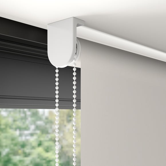 Aura Made to Measure Fire Retardant Blackout Roller Blind Aura Dove Grey