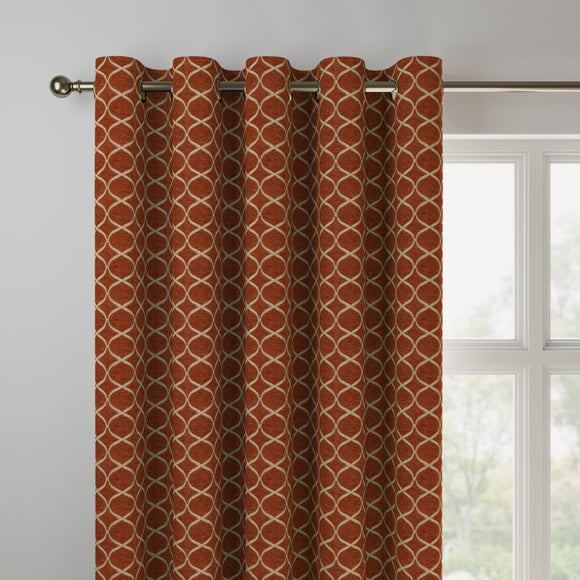 Trellis Made to Measure Curtains Trellis Burnt Orange
