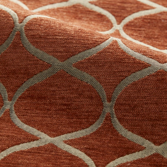 Trellis Made to Order Cushion Cover Trellis Burnt Orange