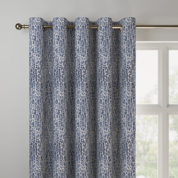 Quartz Made to Measure Curtains Indigo