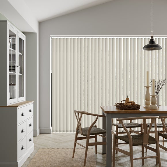 Vine Made to Measure Vertical Blinds Vine Cream Textured