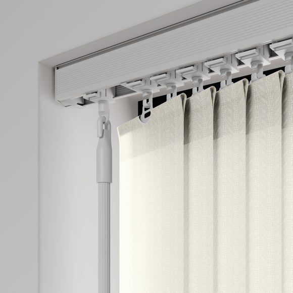 Vine Made to Measure Vertical Blinds Vine Cream Textured