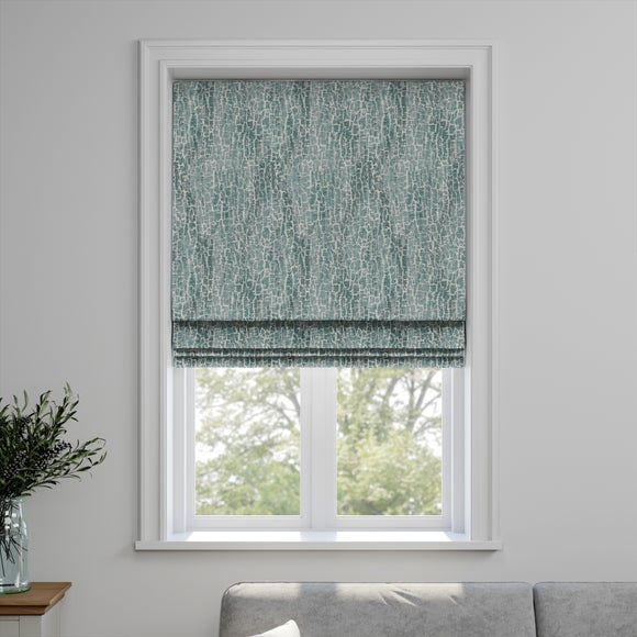 Quartz Made to Measure Roman Blind Teal